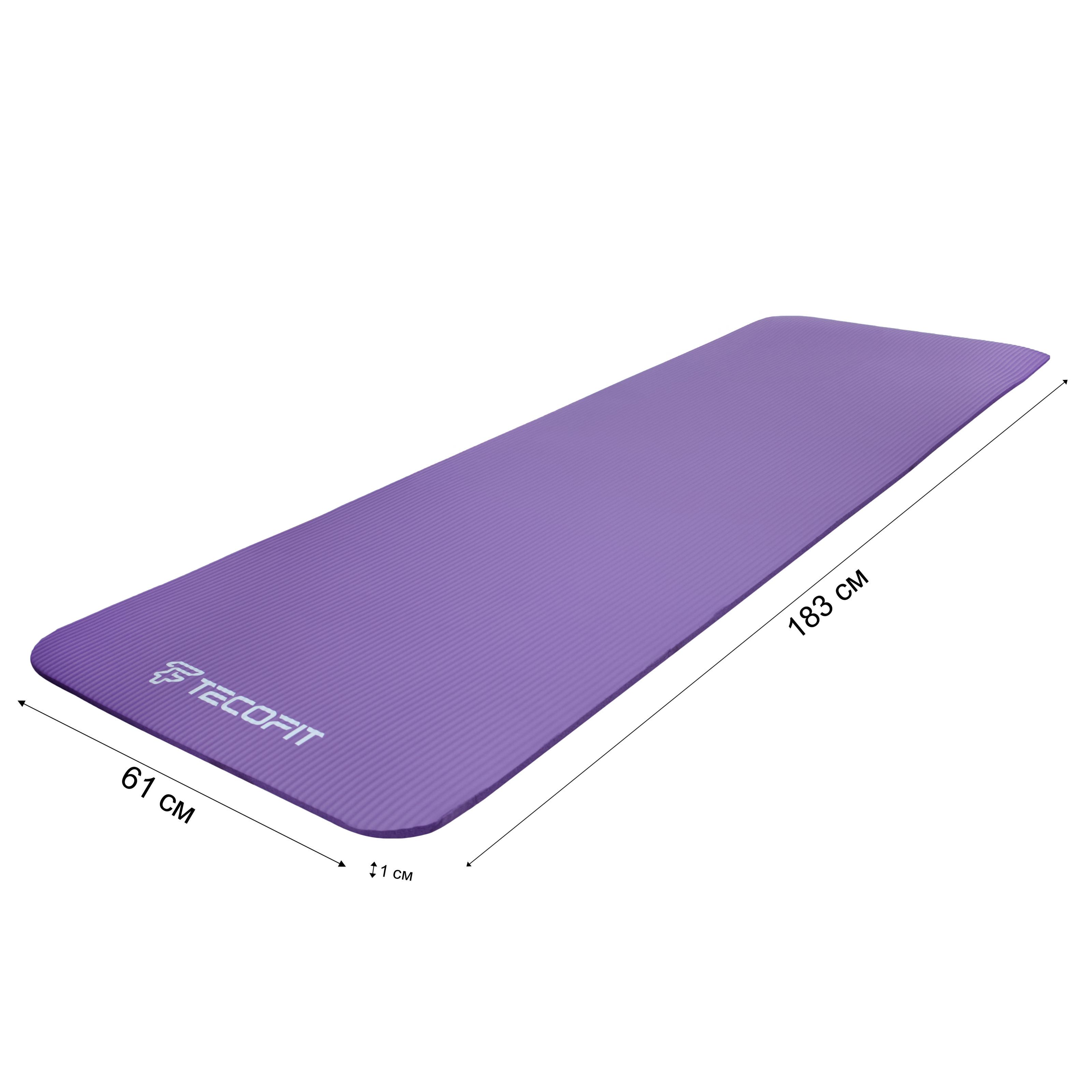 Килимок TECOFIT NBR з чохлом 183x61x1 см Фіолетовий (TOP20106462/6) - фото 4