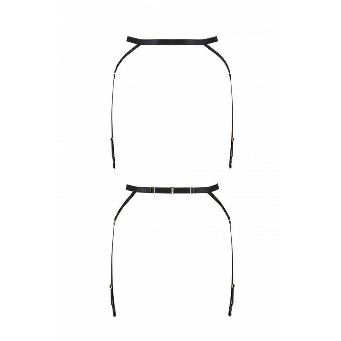 Пояс-стрепы с подвязками для чулок Passion Exclusive MEGGY GARTER BELT Black S/M - фото 5 Пояс-стрепы с подвязками для чулок Passion Exclusive MEGGY GARTER BELT Black S/M - фото 5