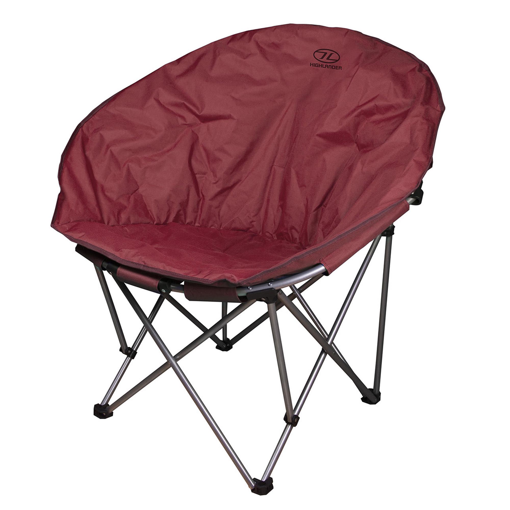 Стул туристический кемпинговый Highlander Moon Chair Burgundy (FUR085-BR)