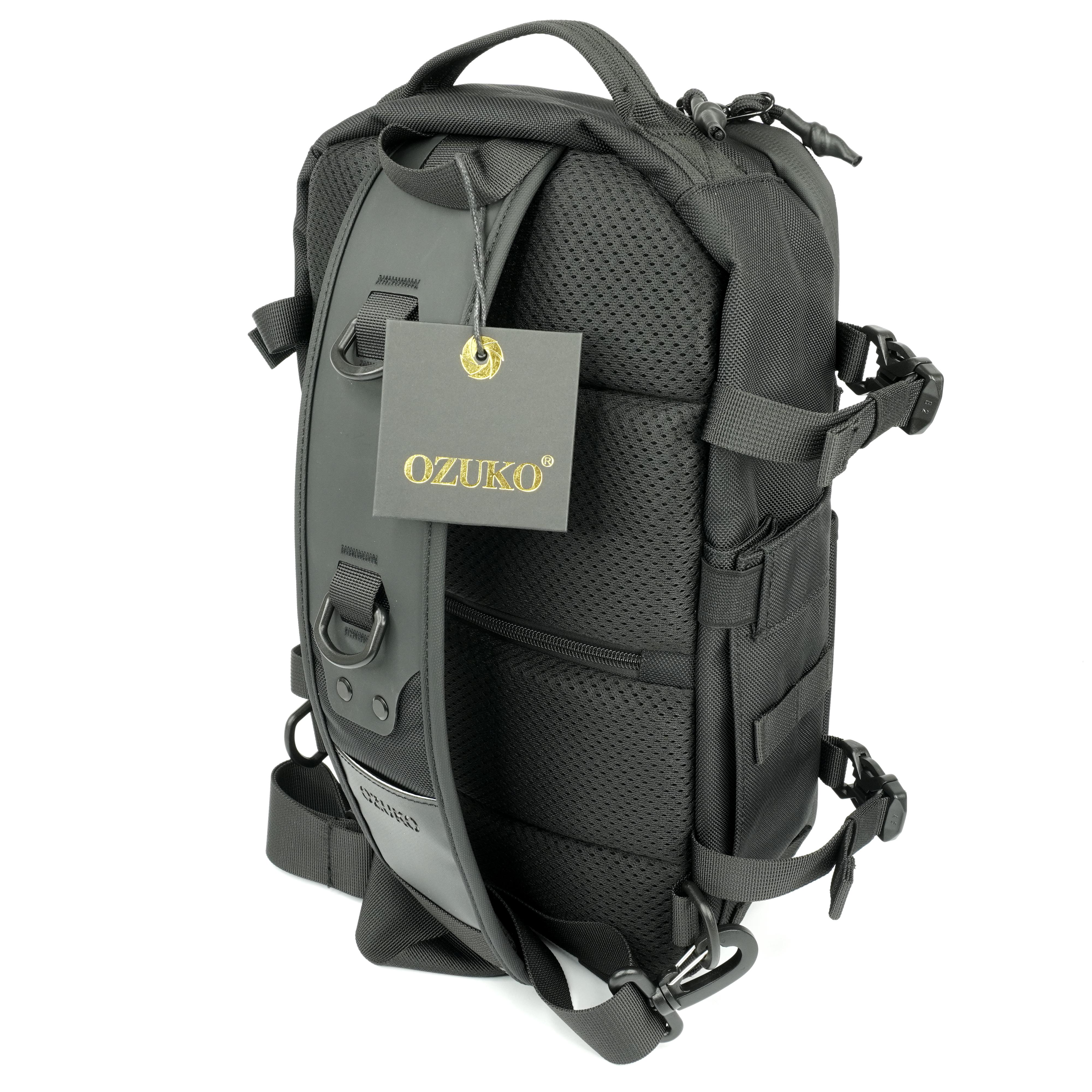 Сумка-рюкзак Ozuko многофункциональная нагрудная водонепроницаемая (011550) - фото 4