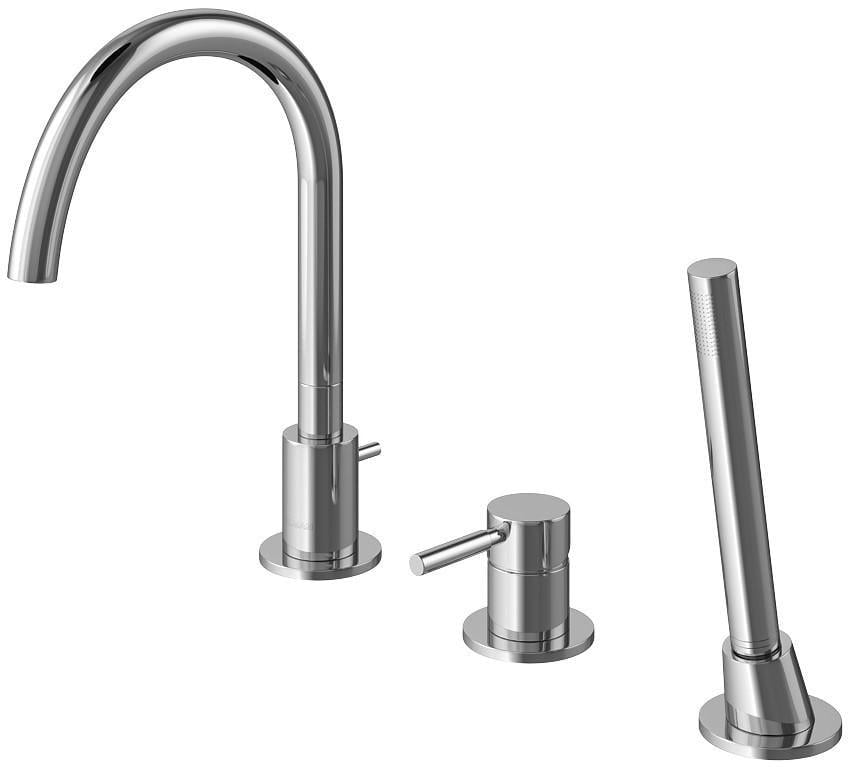 Смеситель для ванны KOHLMAN ROXIN на борт ванны Chrome (2808405865)