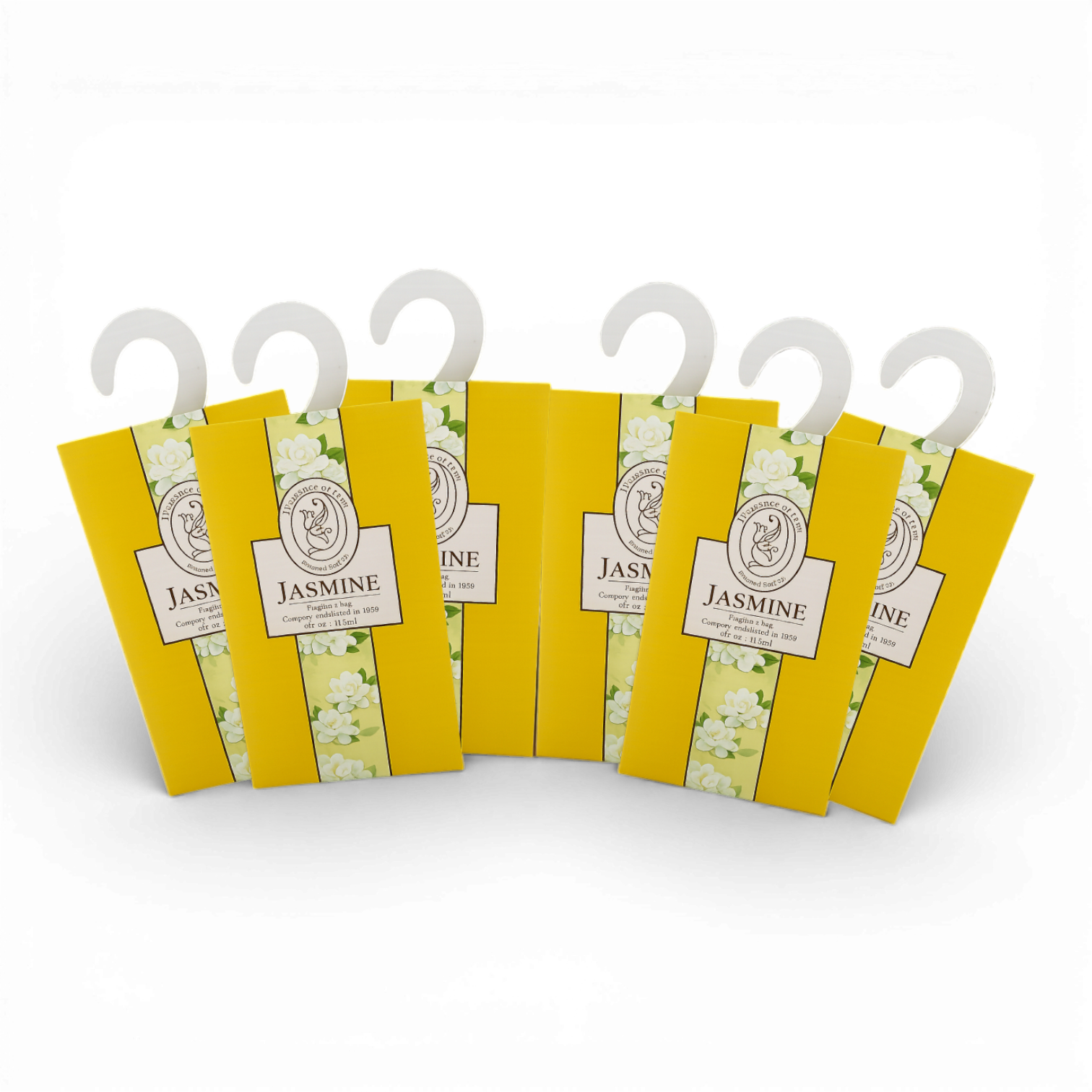 Ароматичне саше для шафи/взуття/машини/сумки 6 шт. Жасмин (165_1_6_3C)