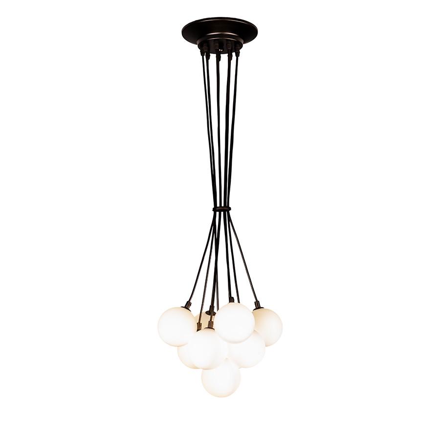 Підвісний світильник пучок 761P100F-9 BK/WH Чорний/Білий - фото 2