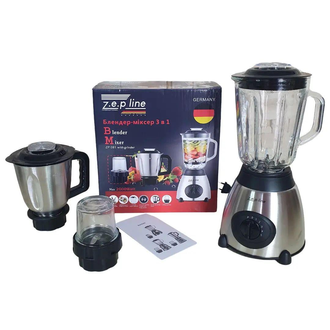 Блендер с чашей ZepLine ZP-081D1 2000W (opt-103286)
