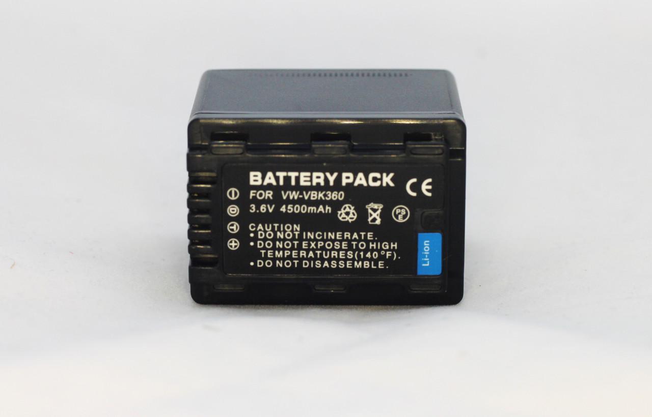 Аккумулятор VW-VBK360 аналог VW-VBL360 VW-VBL090 VW-VBK180 VW-VBK180GK Panasonic аналог на 4500 ma