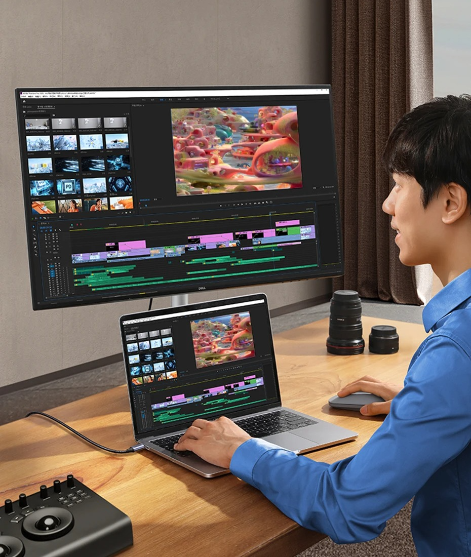 Кабель UGREEN CM565 USB-C to HDMI 2.1 8K/60Hz 2м (2000179) - фото 5 Кабель UGREEN CM565 USB-C to HDMI 2.1 8K/60Hz 2м (2000179) - фото 5