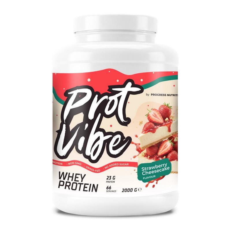 Протеин Progress Nutrition Prot Vibe Whey Protein 2 кг Клубничный чизкейк