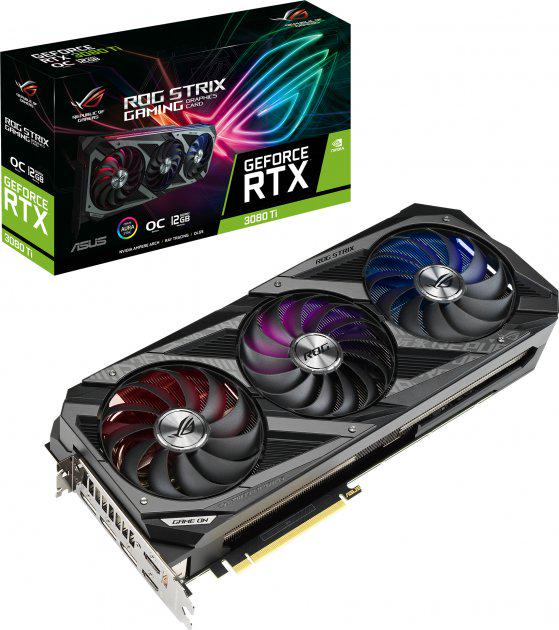 Відеокарта Asus RTX 3080 Ti ROG Strix OC 12GB - фото 12