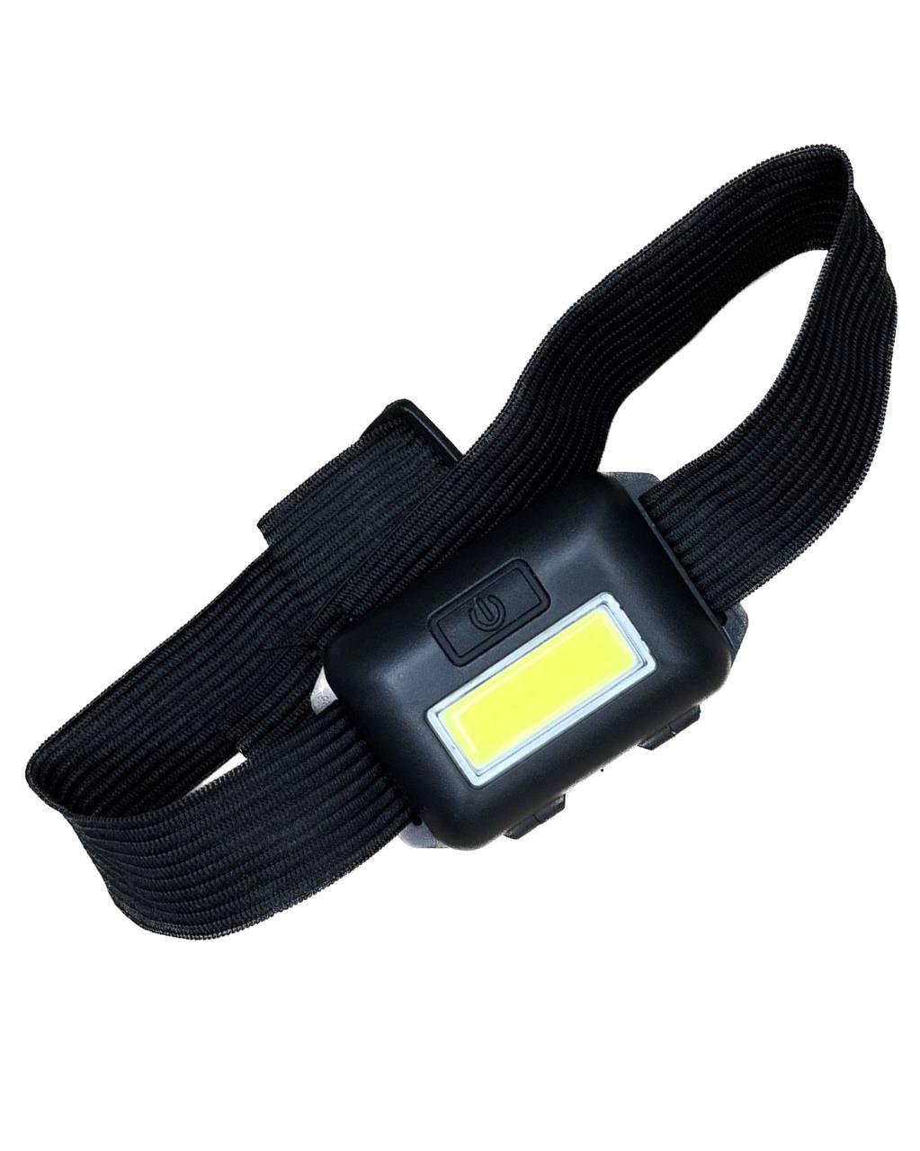 Фонарик налобный Headlamp 2 режима Черный