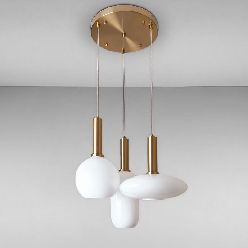 Люстра подвесная Light House LS-16258-3 GD/WH Золотой