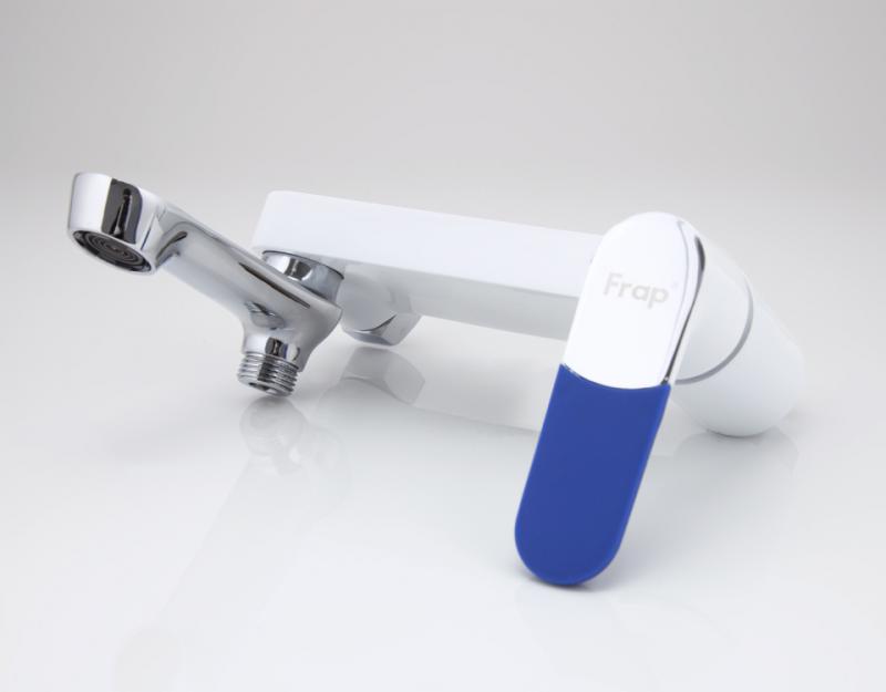 Змішувач для ванної Frap H34 F3234 1033655 одноважільний Білий (102289) Змішувач для ванної Frap H34 F3234 1033655 одноважільний Білий (102289)