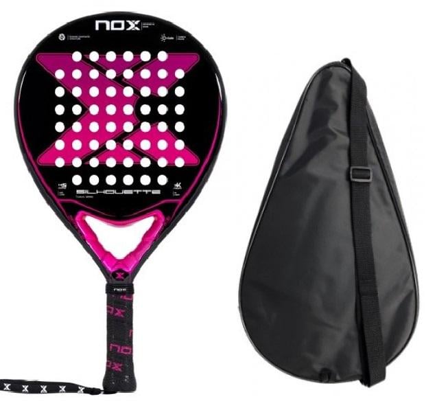 Ракетка для падел-тенниса Nox X-One Casual Series 23 с чехлом Малиново-черный