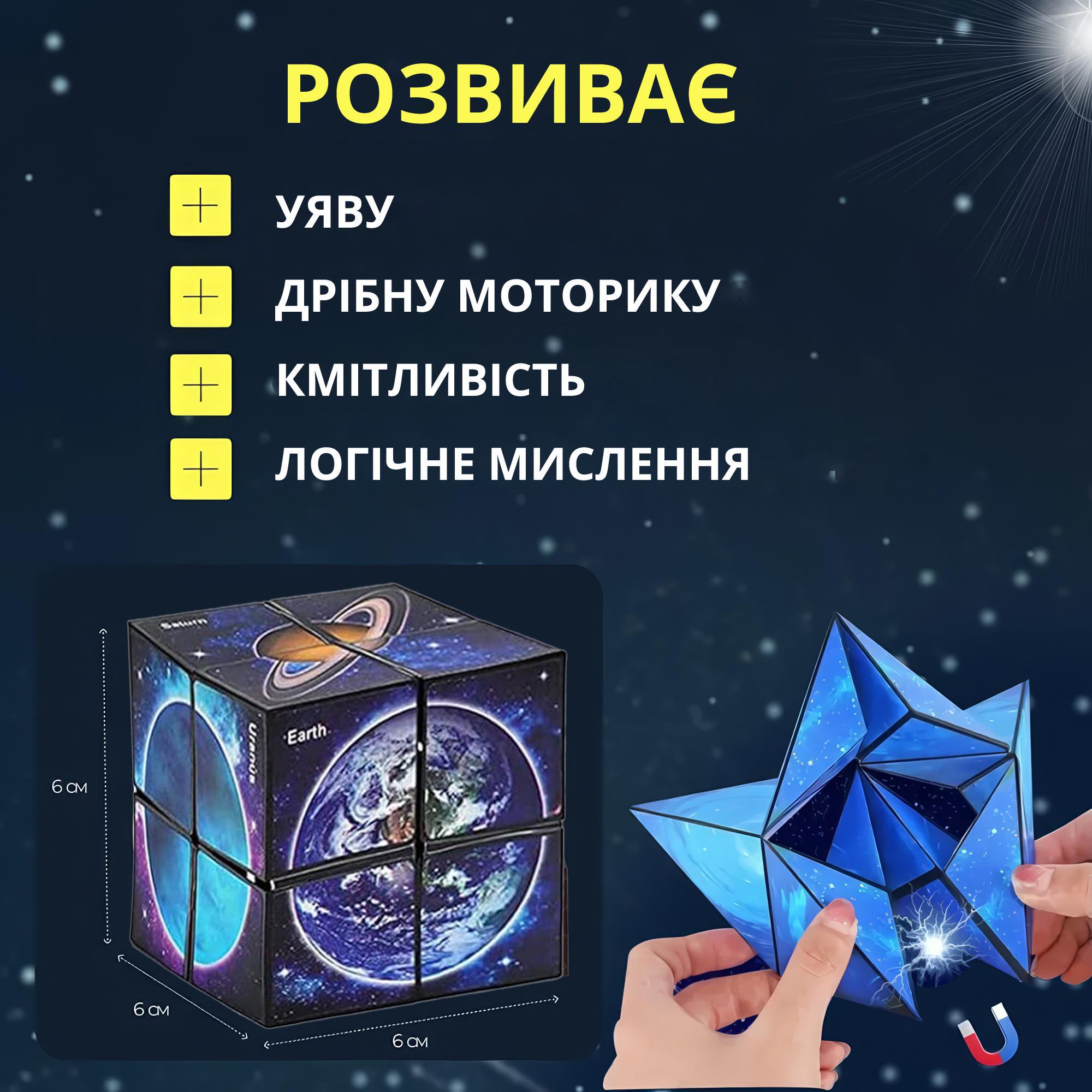 Головоломка 3D Магнитный куб Magic Cube (30489794) - фото 5 Головоломка 3D Магнитный куб Magic Cube (30489794) - фото 5