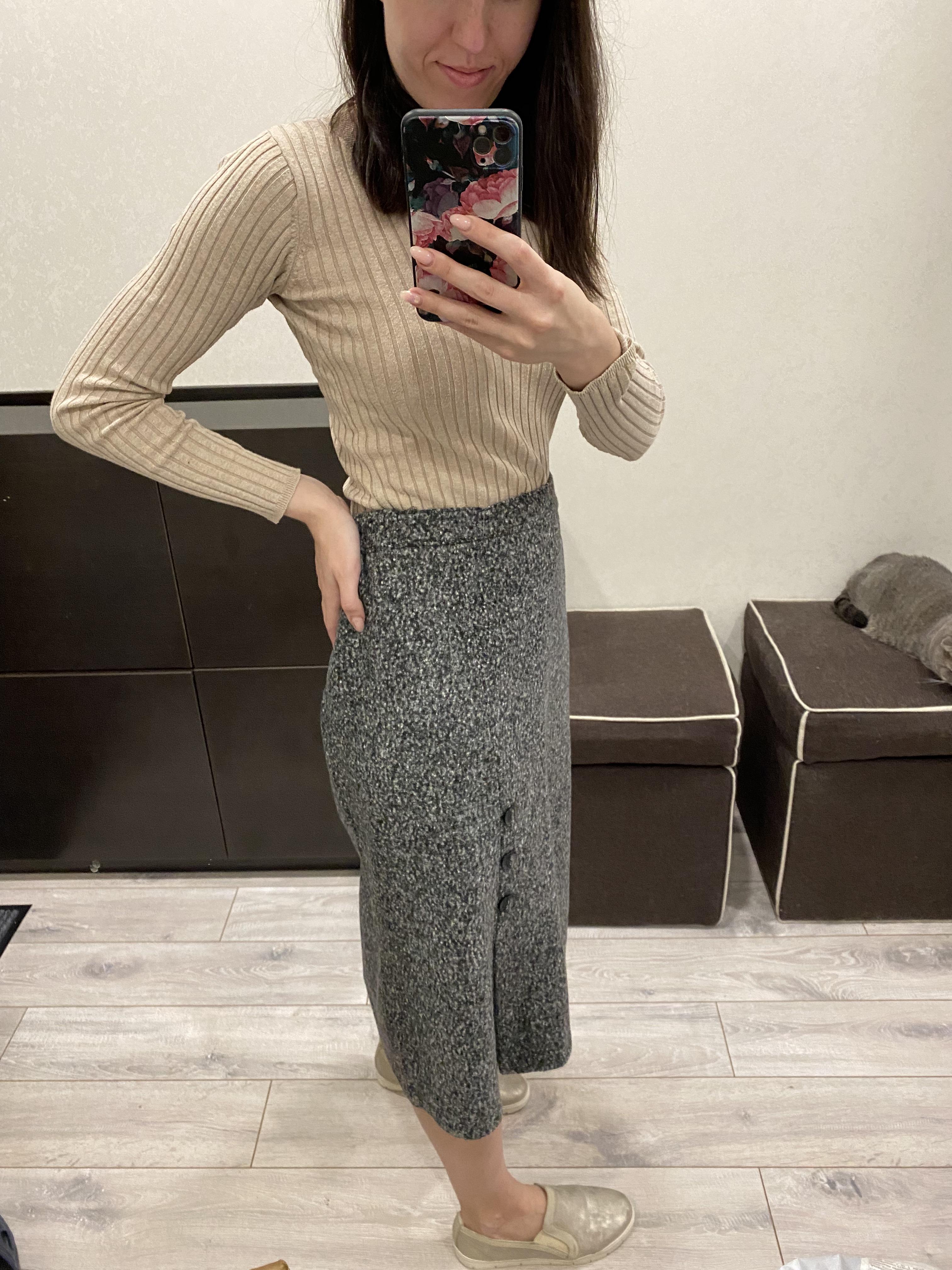 Спідниця тепла Exclusive 3XL Сірий (3854554) - фото 4