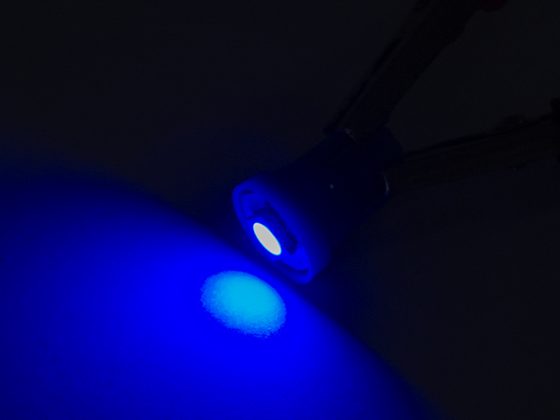 Автомобильная лампа светодиодная LEDUA T10-5050-1 SMD 24V Синий (1498) - фото 2