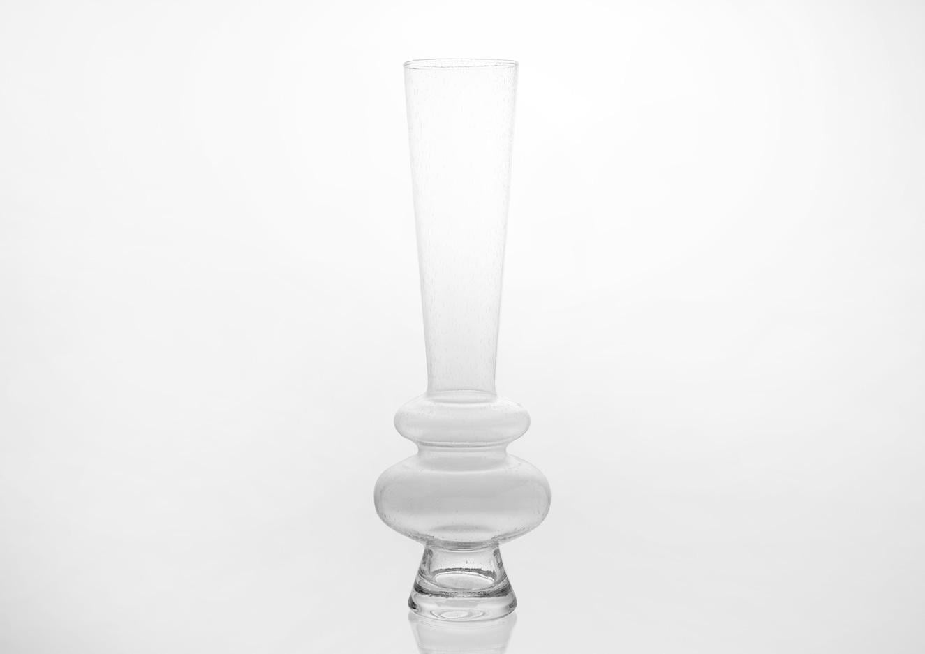 Ваза стеклянная Amadeus фигурная 60 см