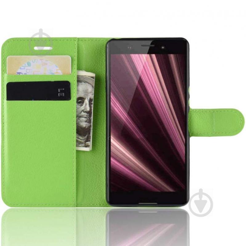 Чехол-книжка Litchie Wallet для Sony Xperia Ace / XZ4 Compact Green (hub_OvKu53421) - фото 6