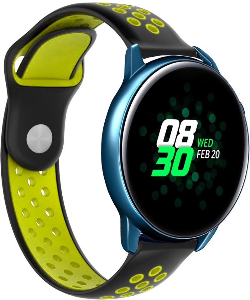 Ремінець Sport для Galaxy Watch Active Black Yellow (13391-61)