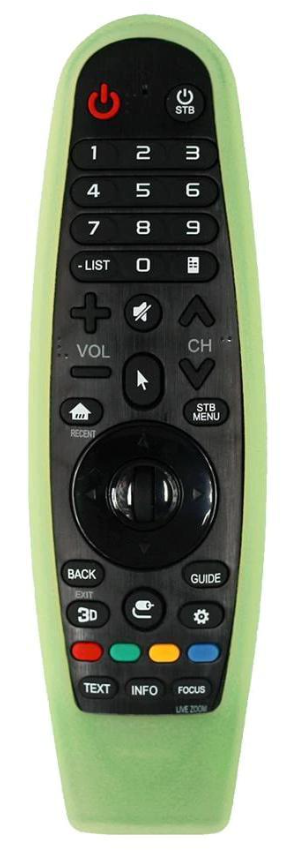 Чохол GlowCover для пульта LG Magic Remote Smart TV cвітиться в темряві Green (21977)