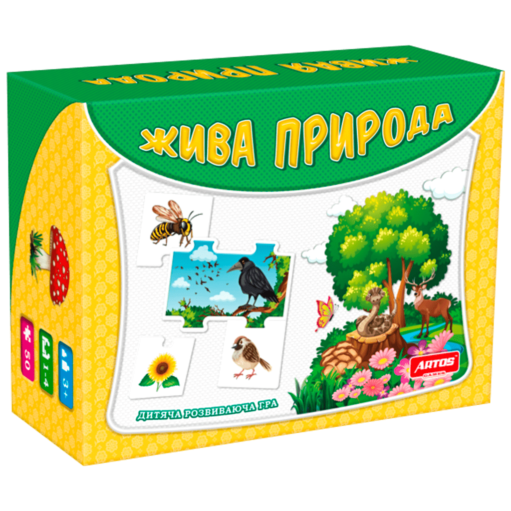 Настольная игра ARTOS GAMES Живая природа Разноцветный (SR-113-N-175)
