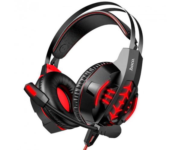 Наушники полноразмерные игровые Hoco W102 Cool Red Наушники полноразмерные игровые Hoco W102 Cool Red
