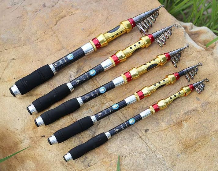 Спінінг карбоновий телескопічний із вуглецевого волокна 180 см (Carbon180) - фото 6