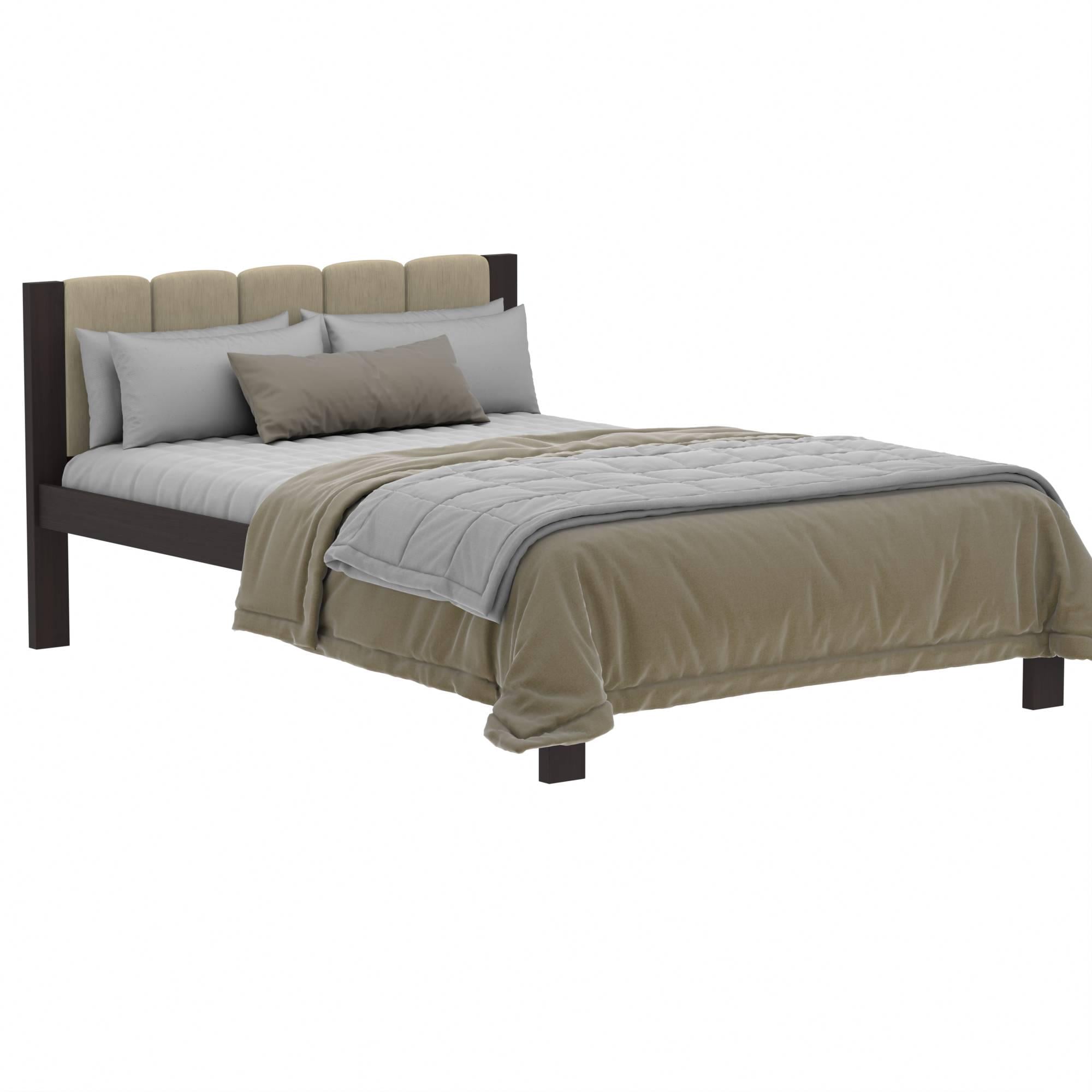 Кровать Диез J-02 дерево полуторное 120х200 Венге (318048) Кровать Диез J-02 дерево полуторное 120х200 Венге (318048)