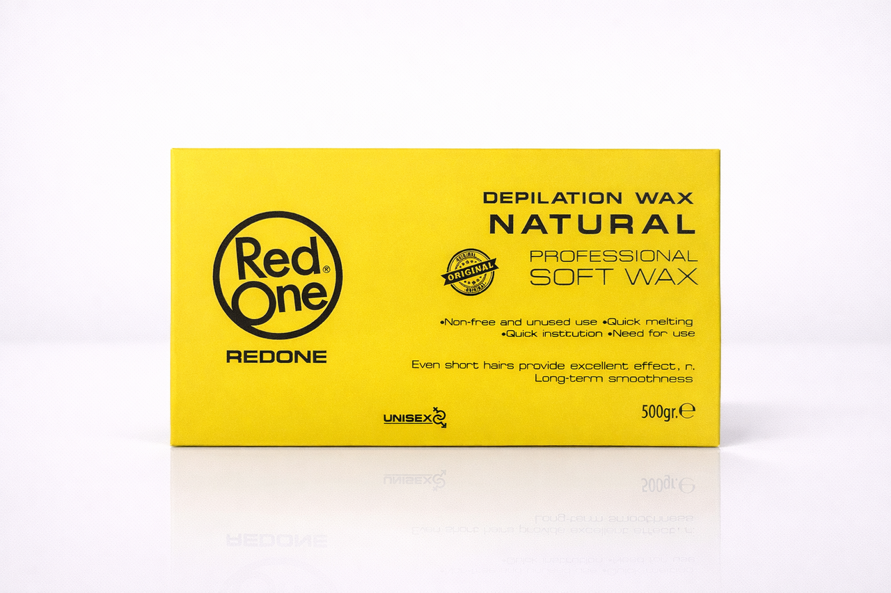 Воск для депиляции профессиональный RedOne Professional Soft Wax Natural 500 г Воск для депиляции профессиональный RedOne Professional Soft Wax Natural 500 г