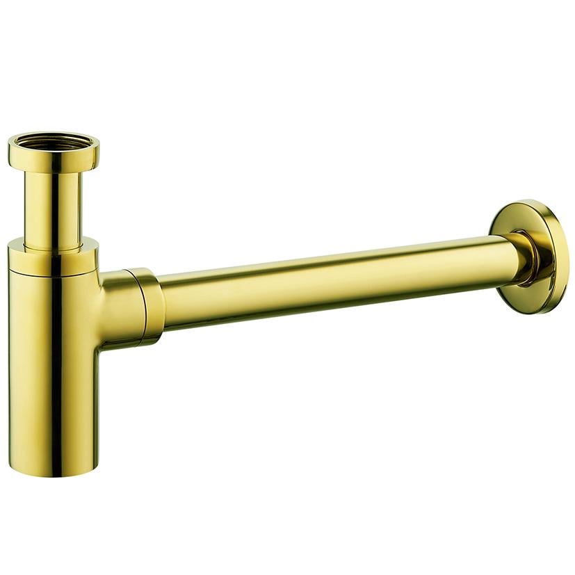 Сифон для раковины Frap F82-3 1 1/4" впуск Золотой (89776)