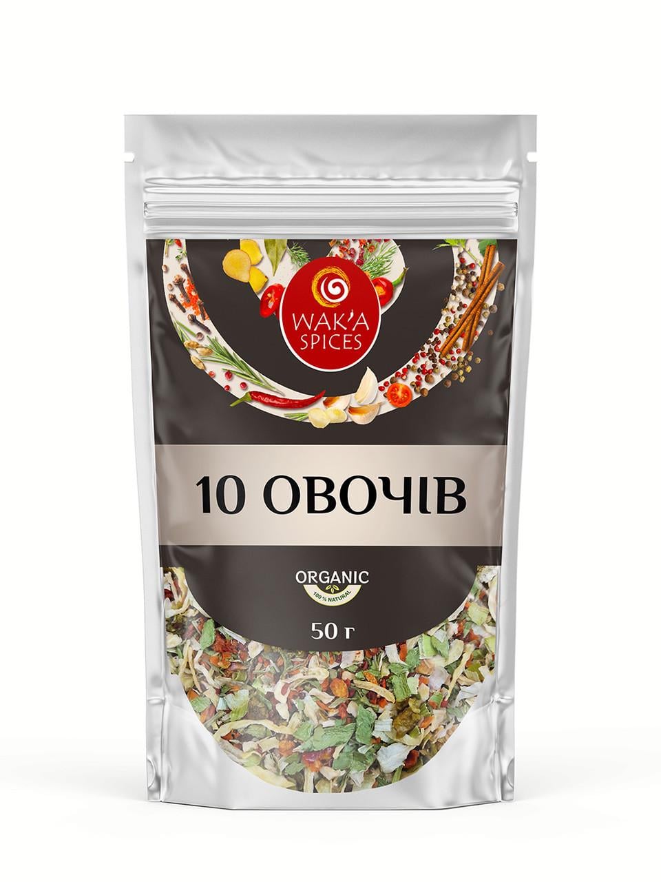 Смесь 10 овощей WAK'A 50 г (2250575881)