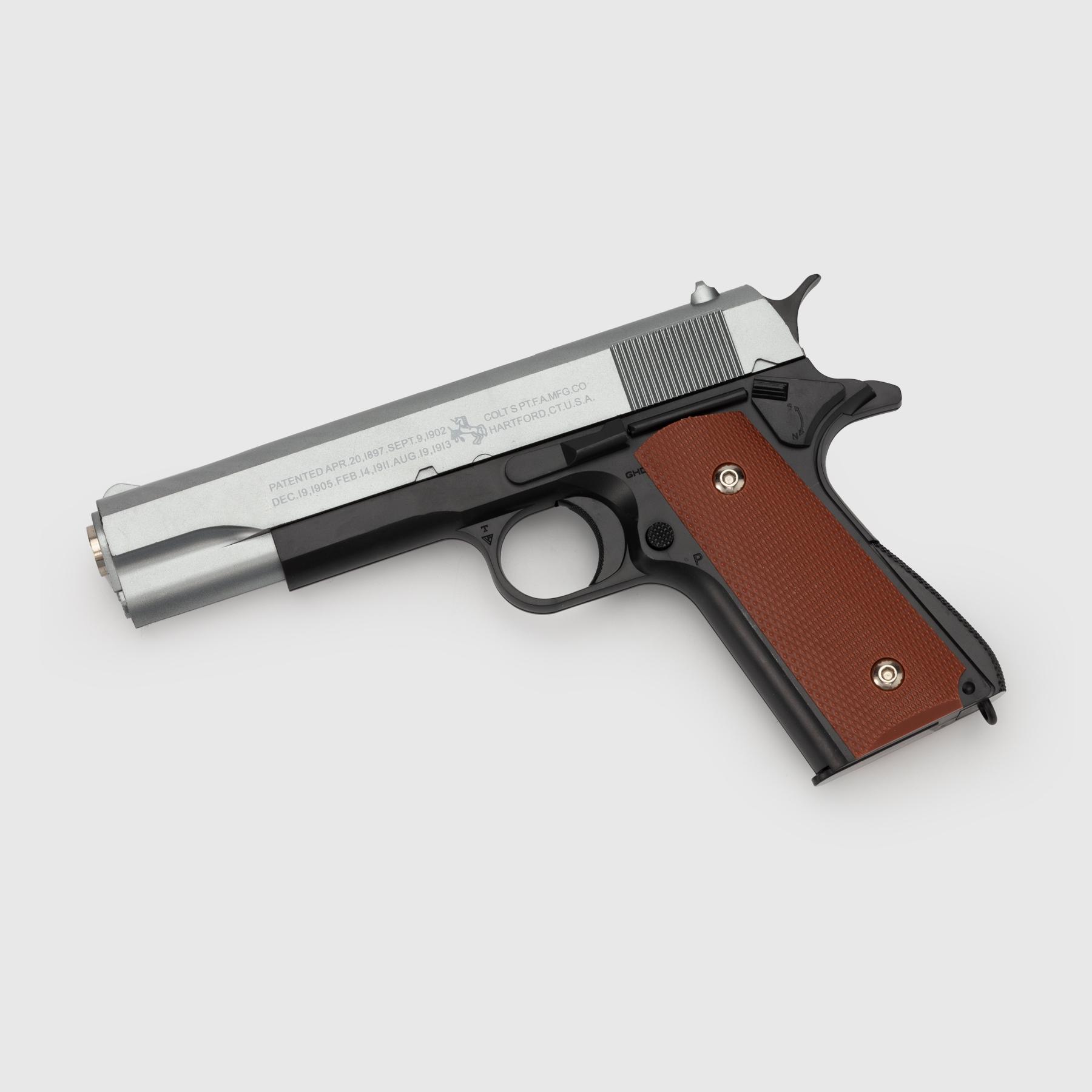 Пістолет 1911 на кульках Різнокольоровий (6903317150144)