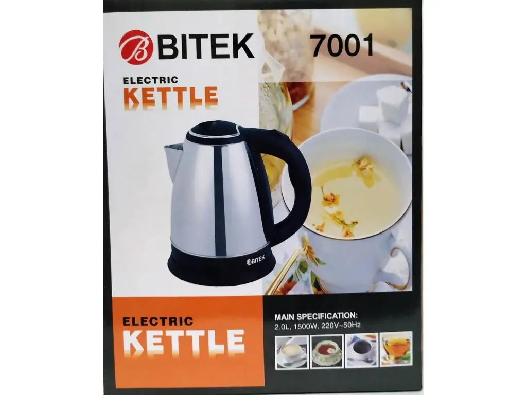 Электрочайник BITEK BT-7001 2 л 1500 Вт (7001)
