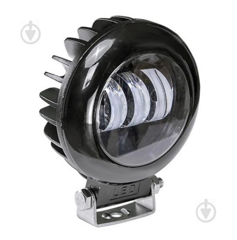 Світлодіодна фара AllLight 30W(B) 3chip spot 9-30V КРУГЛА - фото 2