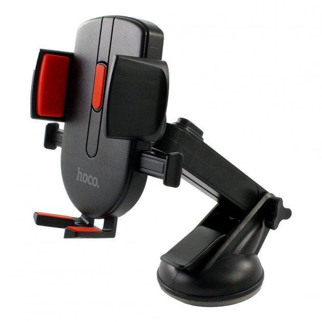 Універсальний автотримач HOCO Easy-lock car mount phone holder CAD01 60-95мм Black