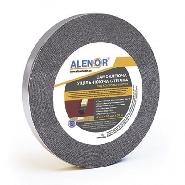 Лента под контррейку уплотняющая ALENOR самоклеящаяся кровельная 3х50 мм 30 м (28725381)