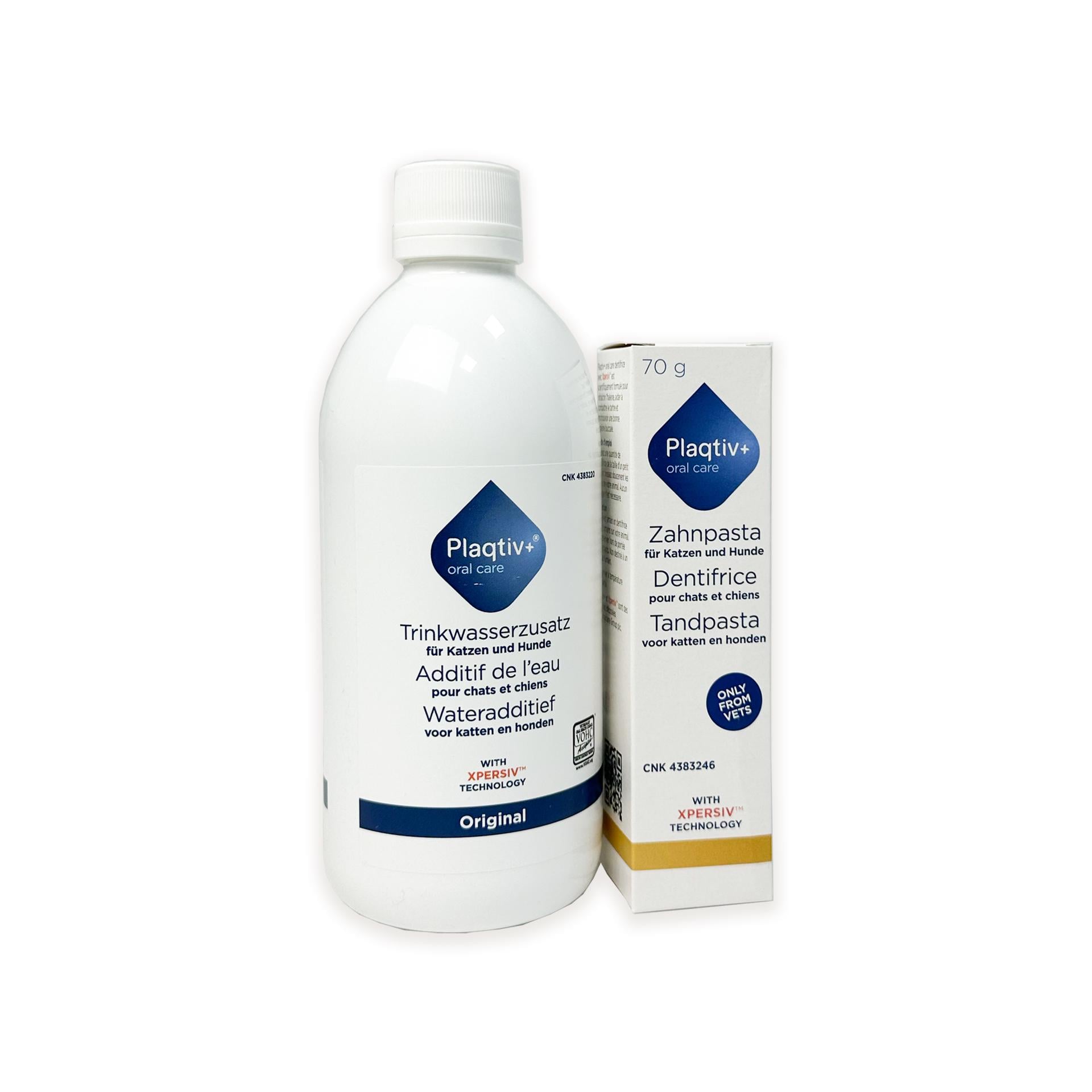 Набір для догляду за пащею тварин Зубна паста Plaqtivplus Toothpaste 70 г/Засіб Plaqtivplus Water Additive 500 мл (38064131) Набір для догляду за пащею тварин Зубна паста Plaqtivplus Toothpaste 70 г/Засіб Plaqtivplus Water Additive 500 мл (38064131)