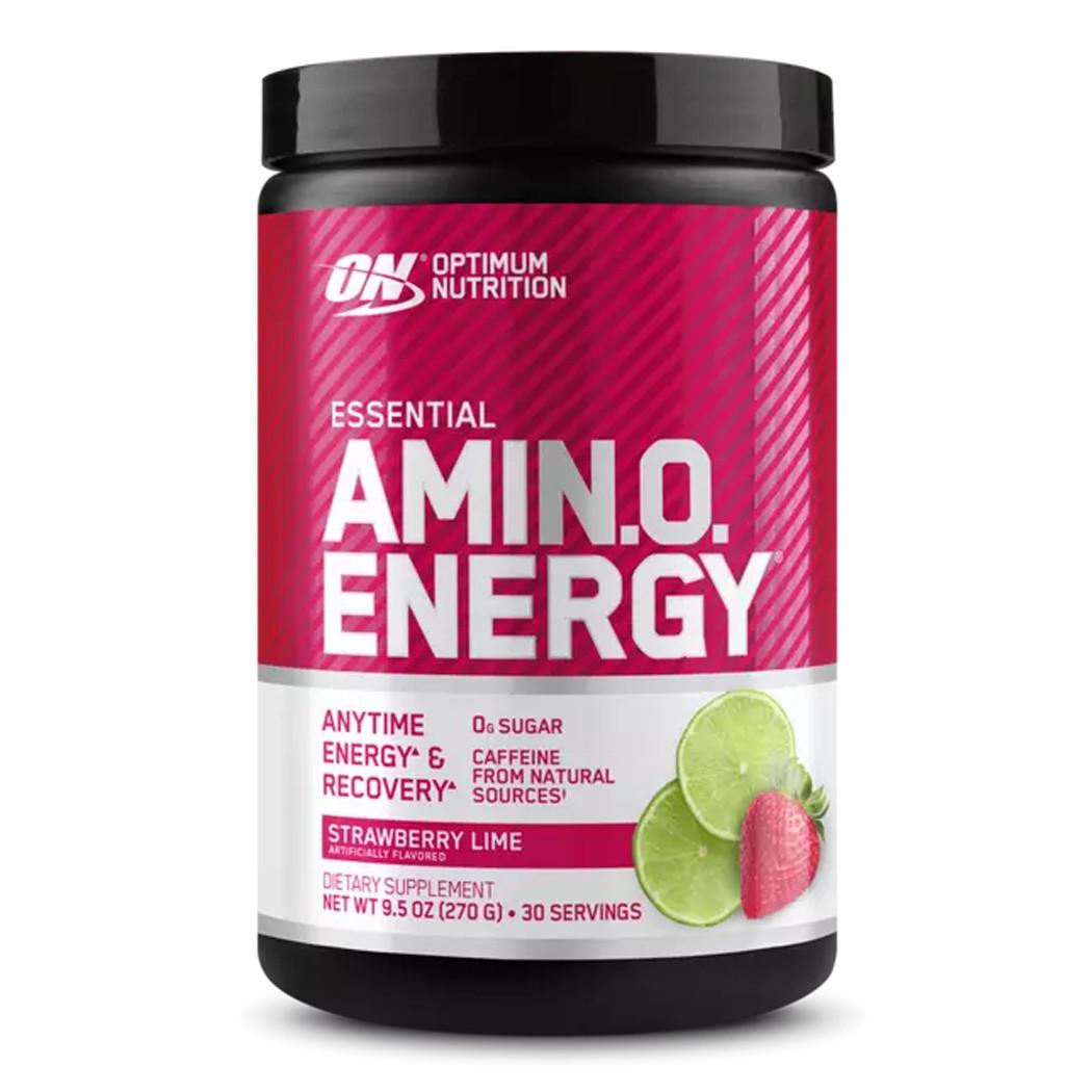 Аминокислота Optimum Nutrition Essential Amino Energy Клубника/Лайм 270 г (00205-08)