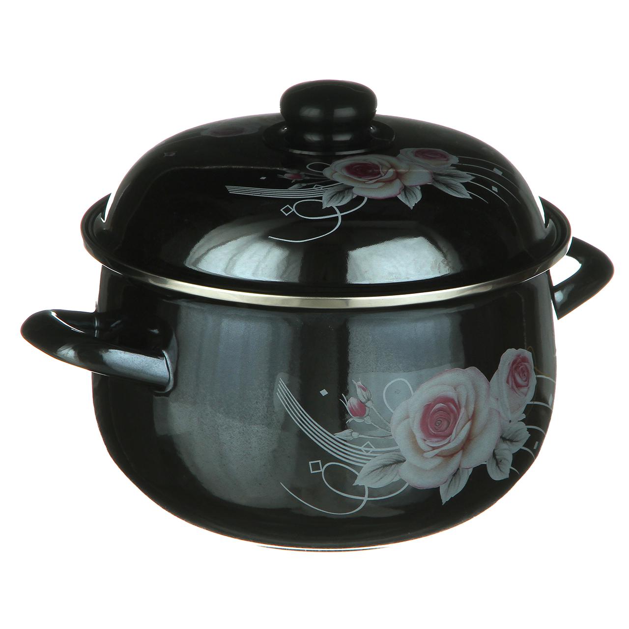 Каструля емальована A-PLUS 4,5 л 22 см (1347)