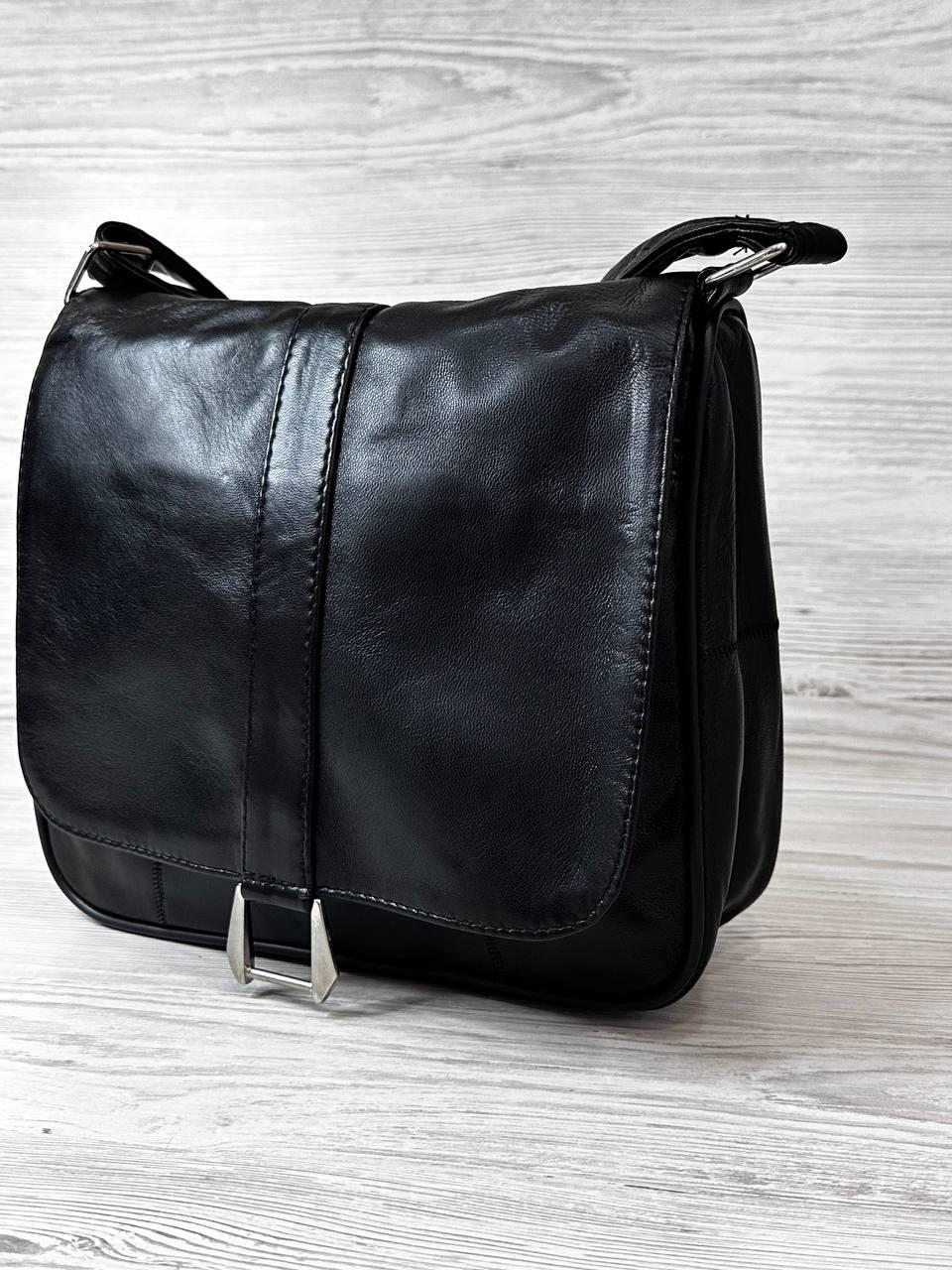 Женская сумка натуральная кожа Черный (108037)