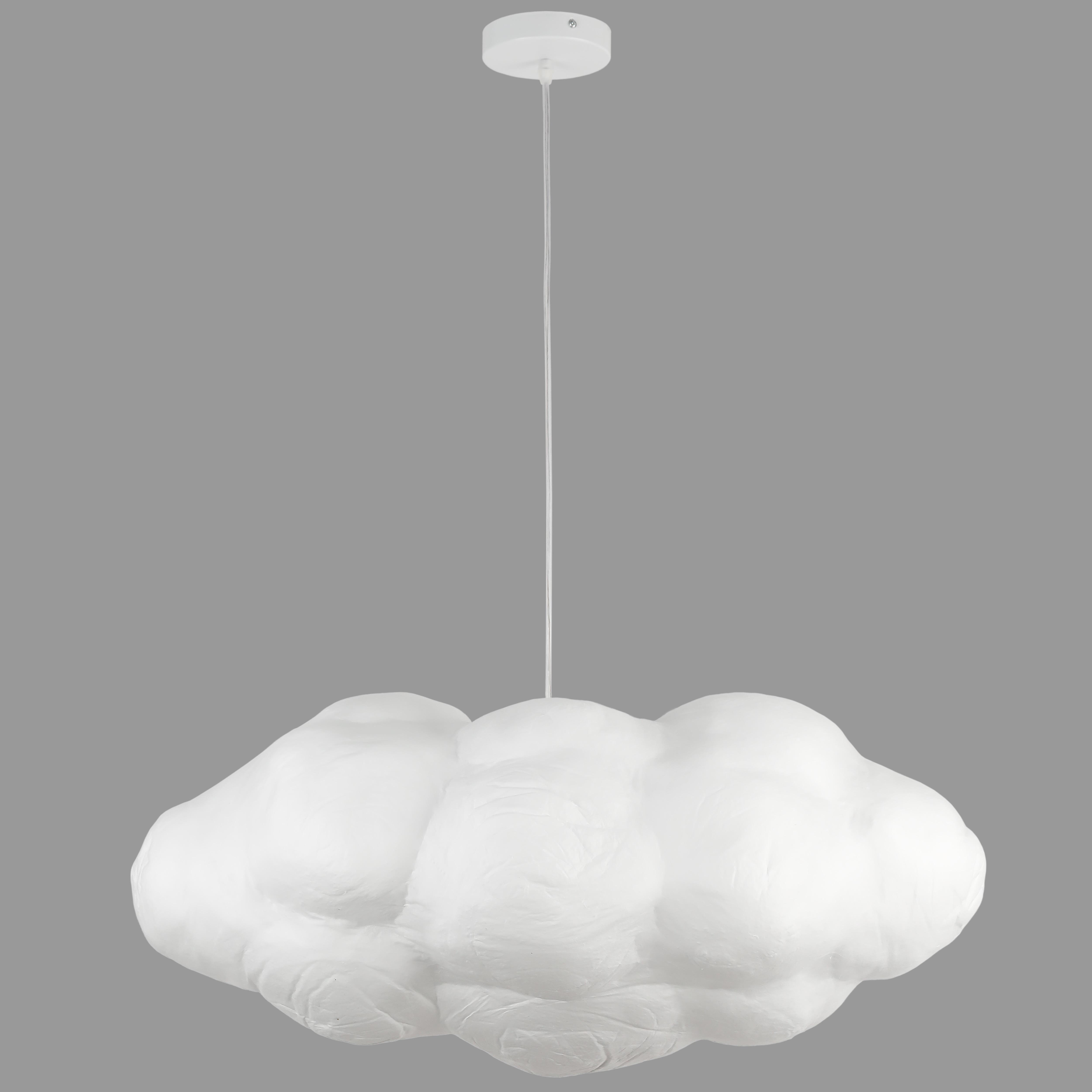 Люстра-подвес Облако из ткани на 3 лампы 70 см (805-8001-1) Люстра-подвес Облако из ткани на 3 лампы 70 см (805-8001-1)