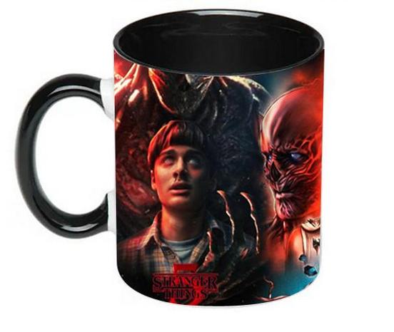 Чашка сериал Странные чудеса Stranger Things Черный (zc0043)