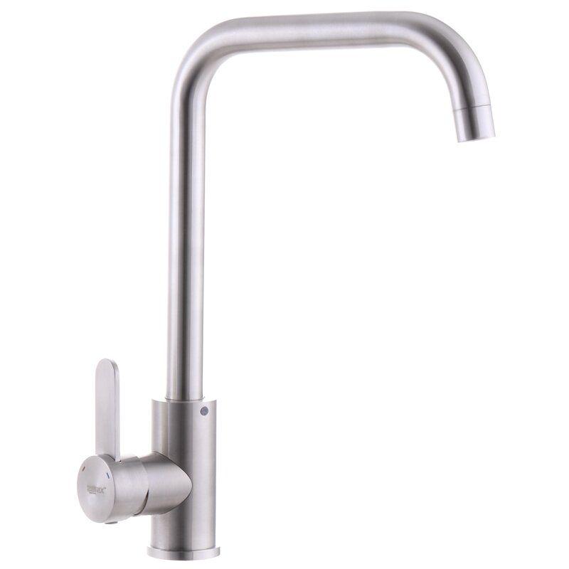 Смеситель для кухни Zerix SAS ZX3111 однорычажный Сатин (63725)