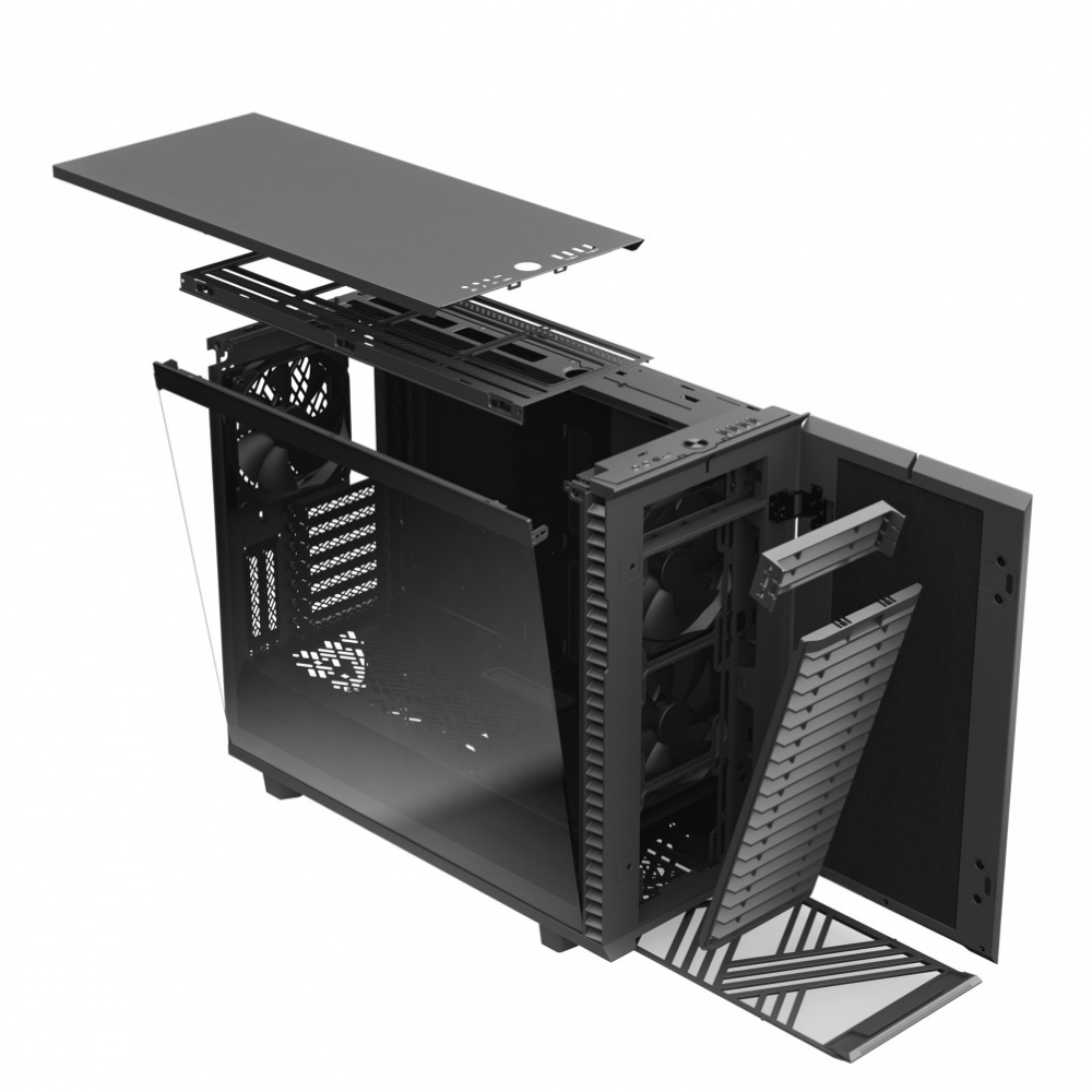 Корпус Fractal Design АТХ Define 7 B TG Dark Tint no PSU (9822369) - фото 2