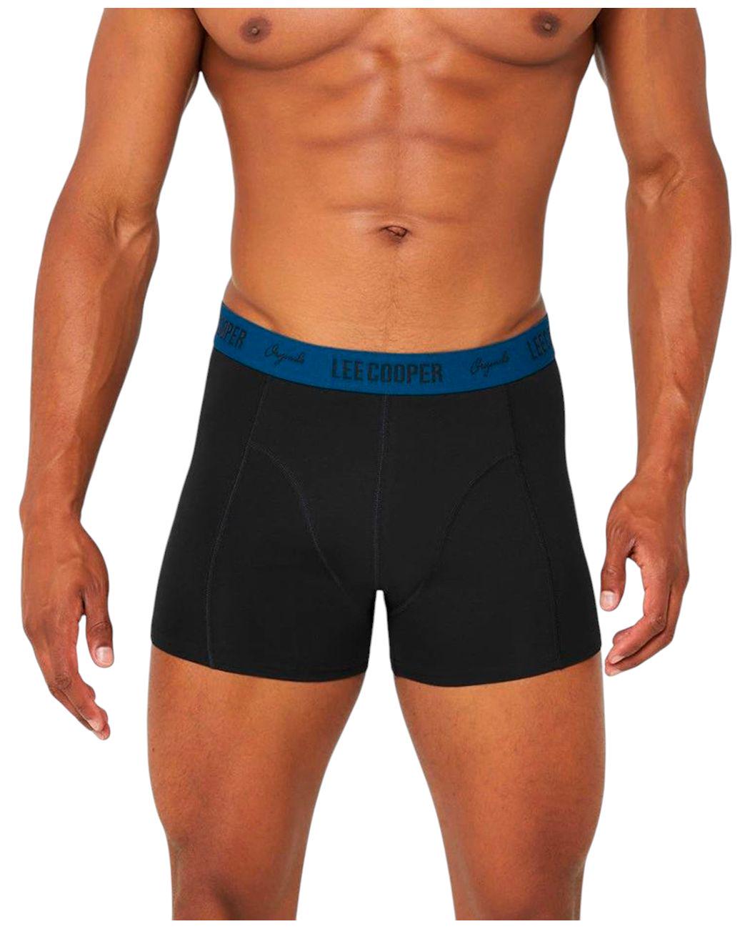 Трусы-боксеры мужские Lee Cooper 42261140BLUE XL Черный/Синий (4226114047073)