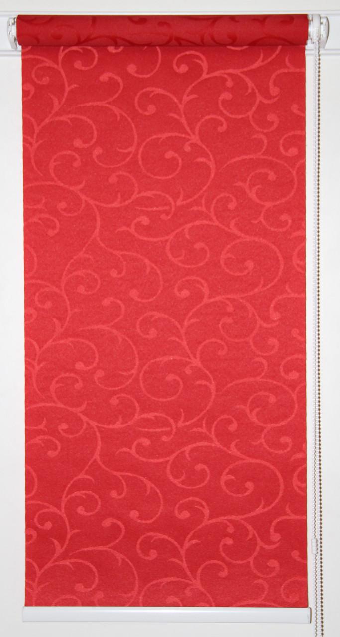 Рулонная штора Miranda Акант 62,5х150 см Красный (АА-0118-59)