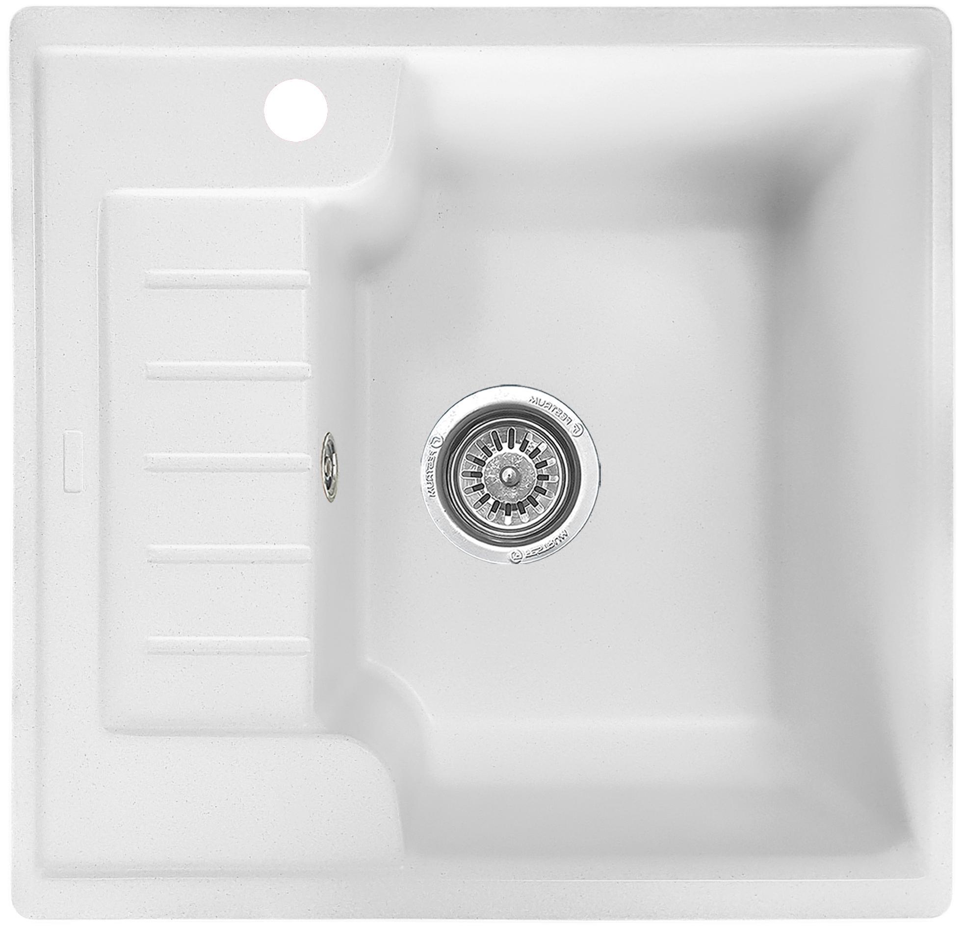 Мойка кухонная Valetti 71L 510x490 мм Белый Мойка кухонная Valetti 71L 510x490 мм Белый