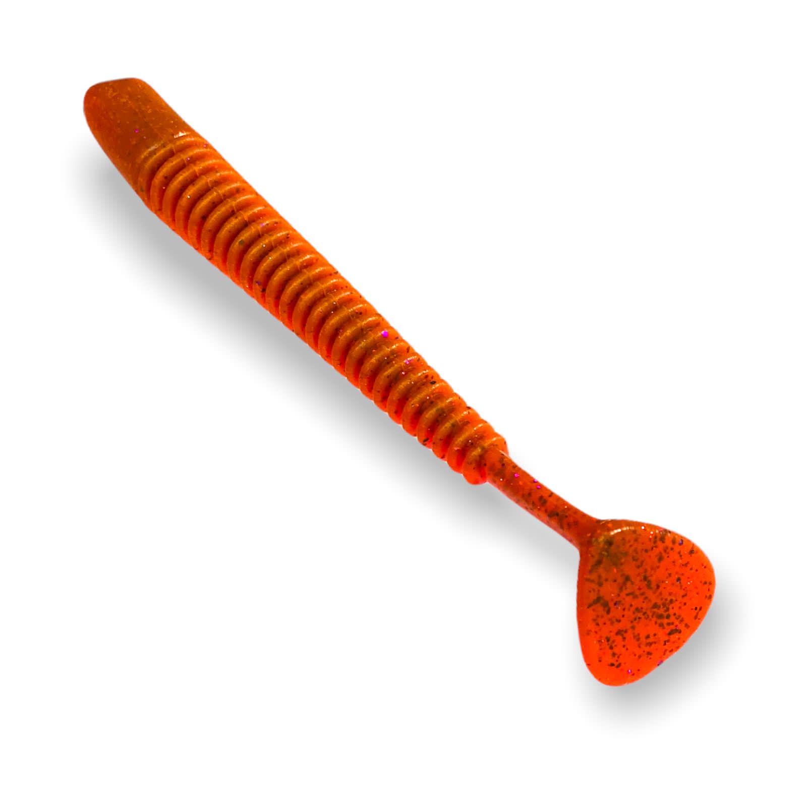 Силиконовая приманка Big Baits Bomber речная серия 4" 6 шт. # 103 Fire Carrot (1407103) - фото 4 Силиконовая приманка Big Baits Bomber речная серия 4" 6 шт. # 103 Fire Carrot (1407103) - фото 4