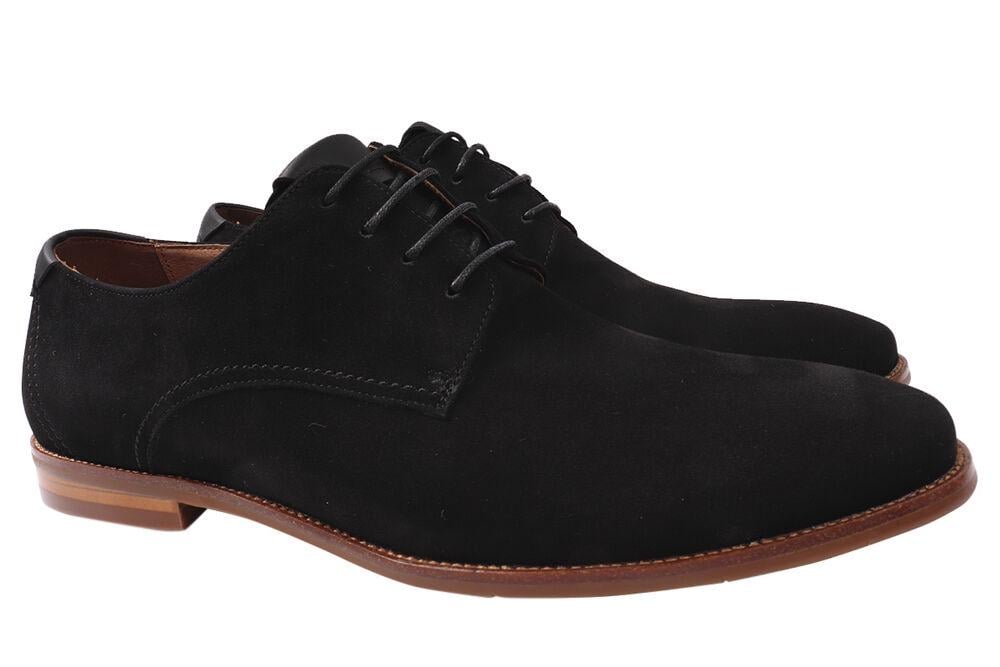 Туфли мужские Lido Marinozzi из натуральной замши р. 42 Черный (179-20/21DT)