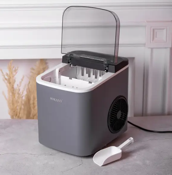 Льдогенератор Sokany SK-03038 112 Вт Серый (SK-03038) - фото 11 Льдогенератор Sokany SK-03038 112 Вт Серый (SK-03038) - фото 11