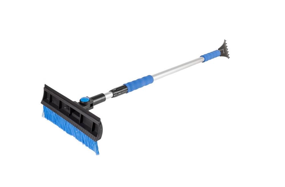 Щітка для снігу автомобільна MasterTool зі скребком 100 мм та водосгоном алюмінієва телескопічна ручка 950-1520 мм поворотний механізм (84-0005) Щітка для снігу автомобільна MasterTool зі скребком 100 мм та водосгоном алюмінієва телескопічна ручка 950-1520 мм поворотний механізм (84-0005)